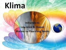 Ang Klima Sa Daigdig