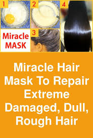 Miracle Hair Mask To Repair Extreme Damaged Dull Rough Hair Hairmask Diyhairmask Damage Hair Masks For Dry Damaged Hair Hair Treatment Damaged Hair Mask