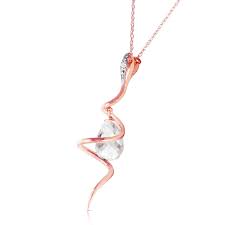 We did not find results for: 14k Solid Rose Gold Snake Necklace With Dangling Briolette White Topaz Diamond Overstock 26445671