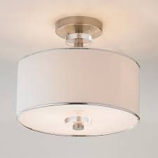 Feiss lennon 30 1/4 wide satin nickel ceiling light. Modern Sleek Semi Flush Ceiling Light In 2021 Semi Flush Ceiling Lights Ceiling Lights Ceiling Light Shades
