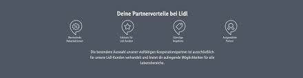Wie seine mitbewerber auch, bietet lidl auf www.lidl.de längst nicht . Partnervorteile Lidl De