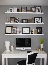 Diy Shelves Desk Home Office Shelves Home Decor Shelves Above Desk