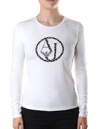 Get the lowest price on your favorite brands at poshmark. Armani Jeans Aj Logo Women S Long Sleeve T Shirt White