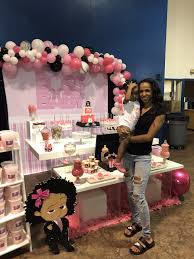Black Boss Baby Party Decorations Pin By Ketzy Ortiz On Khlani Party Baby Birthday Party Girl Baby Girl First Birthday