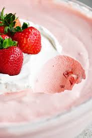 Ok if you haven't made or ate jelly salad before now you need to follow my video and make your own, it is a few steps but not a lot of work. Strawberry Jello Salad Recipe
