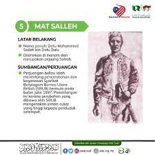 Latar belakang mat salleh datu mat salleh, lebih dikenali dengan mudah sebagai mat salleh, merupakan pejuang sabah yang terkenal dalam penentangan yang hebat terhadap penjajahan british di sabah. Ameerah Malaysia Added A New Photo Ameerah Malaysia