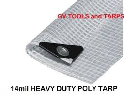 14 X 16 Clear Heavy Duty 14 Mil Poly Tarp Nursery Greenhouse Garden Finished Size Approx 136 X 156 More Info C Tarps Heavy Duty Greenhouse Kits For Sale
