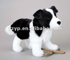 Black And White Dog Stuffed Animal Meadow Border Collie Black And White Stuffed Plush Dogs Border Collie For Sale Plush Dog Plush Stuffed Animals Black And White Dog