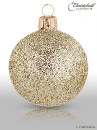 Christoball Christoball Christbaumkugel Weihnachtskugel Glitter Gold Hellgold Cremegold Vanilla Gold Champagne Weihnachtskugeln Kugel Christbaumkugeln