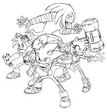 Best Sticks Sonic Boom Coloring Pages For Entrancing In Sonic Boom Colouring Pages Coloring Pages