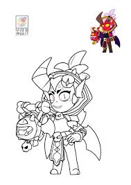 Brawl Stars Angel VS Demon Skin Demon Willow Coloring Pages - Rainbow  Canvas - Free Coloring Pages