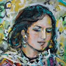 Suzanne McCollough Plowden Portrait Painting For Sale at 1stDibs