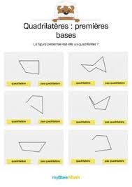 Quadrilateres 1 Quadrilatere Ou Non Worksheets Free Teacherspayteachers Math
