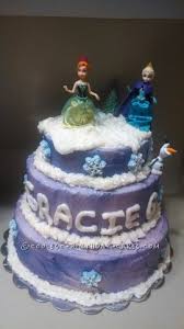 The best flourless chocolate torte recipe. Three Tiered Purple Frozen Cake
