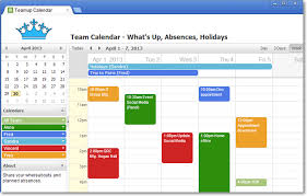 Team Calendar Whats Up Absences Holidays Online Calendar Team Calendar Calendar
