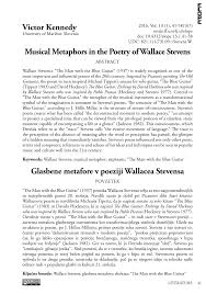 Peter piper picked a peck of pickled peppers. this sentence is alliterative because the p sound occurs repeatedly at the beginning of six words. Pdf Musical Metaphors In The Poetry Of Wallace Stevens