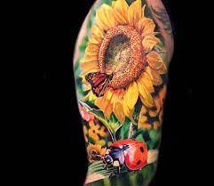 Sunflower tattoo thoughts are numerous to the point we shall be able decorate own body. Sunflower Tattoo By Lena Art Post 26749