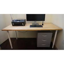 Here are some images of the progress… Ikea Custom Desk Aptdeco