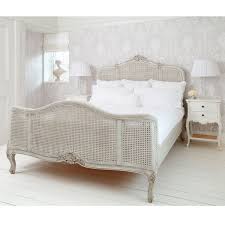 French Grey Painted Rattan Bed Beautiful Furniture Rattan Bed French Style Bedroom French Style Bed