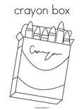 The coloring page is printable and can be used in the classroom or at home. Crayon Box Coloring Page Twisty Noodle