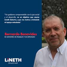 Lineth Saborío على X: "Muchas gracias Bernardo Benavides, Ex Ministro de  Trabajo y Ex Diputado, por ser parte de nuestro equipo. Vamos por el  #PaísDeTodos #ConEllaSí https://t.co/x6BjotZIPm"