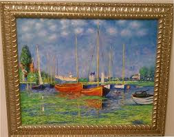 Argenteuil (red boats), by claude monet, 1875, oil on canvasfor the better part of the 1870s claude monet lived and painted in argenteuil. Oil Painting Monet Red Boats Psw