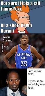 Ali (2002), collatéral (2004) et miami vice (2006). Jamie Foxx And Kevin Durant 9gag