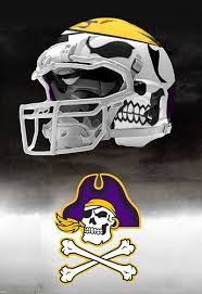 Ecu Skull Football Helmets Football Skull Helmet