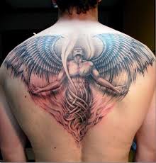 For some a female angel is a way to show the person they love as their literal angel or it can be to remember a love that has passed on. 50 Beautiful Angel Tattoos For Men 2021 Devil Demon Archangel