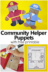 Find almost 30 lesson plans and theme ideas on community for a preschool curriculum. Community Helper Puppets Fantastic Fun Learning