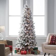 I answer a few of the questions that i had before receiving my two trees. 7 5 Ft Classic Flocked Slim Pre Lit Christmas Tree Flocked Christmas Trees Slim Christmas Tree Pre Lit Christmas Tree