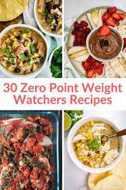 zero point weight watchers recipes