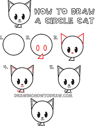 Big Guide To Drawing Cute Circle Animals Easy Step By Step Drawing Tutorial For Kids How To Draw Step By Step Drawing Tutorials Animal Drawings Cartoon Drawings Of Animals Easy Drawings