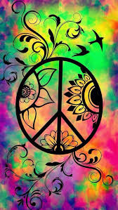 Beautiful And Colorful Is What Makes Peace Art So Eye Friendly Thank You Ashlie Tonight Has Been A Great Night For Writing Peace Sign Art Hippie Art Peace Art