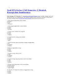 Check spelling or type a new query. Soal Ipa Bab Energi Kelas 2 Sd
