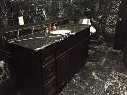 This rectangular vessel bathroom sink is designed to sit on the countertop and be appreciated for its unique styling. 20 Black Bathroom Countertops Magzhouse