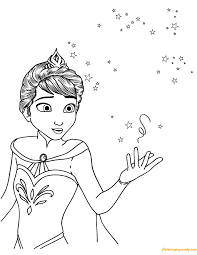 Almost all pictures are original drawings. Elsa Wearing Crown Coloring Pages Cartoons Coloring Pages Coloring Pages For Kids And Adults
