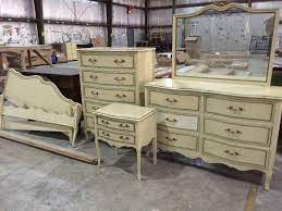 Drexel designed both a bedroom set and a dining set in this series. Six Piece Vintage Drexel French Provincial Bedroom Set French Provincial Bedroom Furniture French Provincial Bedroom Set Vintage Bedroom Sets