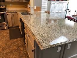 White ornamental granite coordinates beautifully for other natural stones in design projects such as kitchen countertops, floors and backsplashes. Giallo Ornamental Granite System Kitchen Countertops