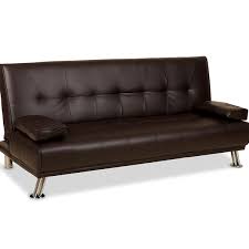 Our quality leather sofas are available in lots of shades and finishes. Venice Click Clack Faux Leather Sofa Bed Mattress Guru