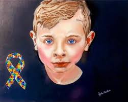 Hi everyone!! I am posting some of the Paintings done by my son. He has  Autism and he is quite the artist. He enjoys all kinds of art. I over see  the
