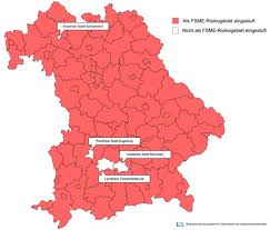 اطلاعات جد��د در مورد مناطق پر خطر در آلمان. Risikogebiete Fur Fsme In Bayern