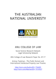 Pdf The Public Domain And International Intellectual Property Law Treaties