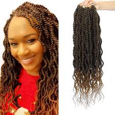 Braiding hair archives awesome braiding hair collection to help you get the braids you have our braiding hair is available for shipping throughout the u.s. Amazon Com 18inch Wavy Senegalese Twist Crochet Braids Curly Goddess Senegal Twists Hair Synthetic Braiding Hair Extension 6packs 1b 27 Beauty