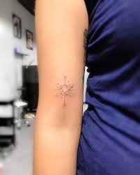 Planet earth tattoo on bicep. Jing S Tattoo Planet Earth And Little For Lovely Facebook