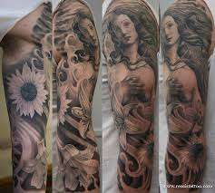 Aphrodite Birth Of Venus Tattoo Birth Of Venus Tattoo It Venus Tattoo Tattoos Tattoo Sleeve Designs