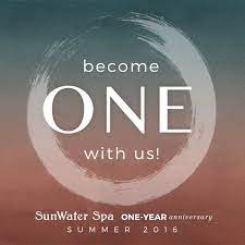 We will also have select products for sale online that are geared towards nourishing your body and enhancing your health. Sunwater Spa Become One With Us One Year Anniversary We Are Celebrating The One Year Anniversary Of The Grand Opening Of One Year Anniversary Spa Spring Spa