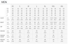 size chart odlo