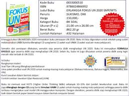 Video keempatbelas telah selesai dibuat.kami butuh dukungan kalian untuk terus upload kunci jawaban buku² sekolah.#du. Erlangga Fokus Un Smp Mts 2020 4 Mapel Sesuai Kisi Kisi Dan Termurah Shopee Indonesia