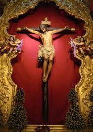 Pasión de cristo o de jesús es la denominación convencional utilizada para englobar los episodios evangélicos que narran los sucesos protagonizados por jesucristo entre la última cena y su crucifixión y muerte (el ciclo narrativo puede detenerse ahí —comprendiendo aproximadamente una noche y el día siguiente— o continuarse con su entierro y resurrección, al tercer día —el. Santisimo Cristo De Burgos Sevilla Sevillapedia